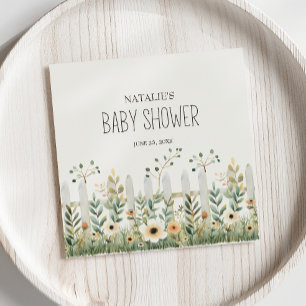 Serviette En Papier Petite ferme de pépinière animaux Baby shower serv