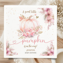 Petite Fête de Bébé Citrouille Fille Rose Bohème R