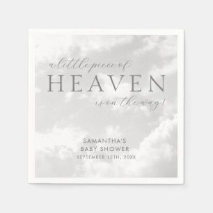 Serviette En Papier Petite Fête Prénatale Morceau de Ciel