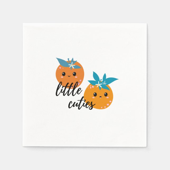Serviette En Papier Petits Cuties, serviettes (Devant)