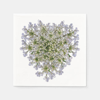Serviette En Papier petits pétales blancs