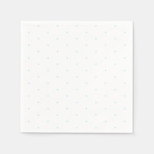 Serviette En Papier Petits pois bleu clair blanc papier mignon
