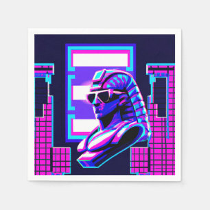 Serviette En Papier Pharaon Synthwave