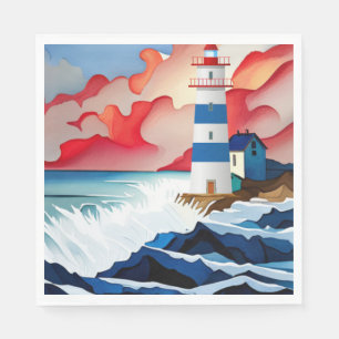 Serviette En Papier Phare