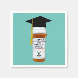 Serviette En Papier Pharmacy School Graduation