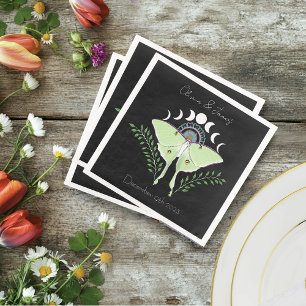 Serviette En Papier Phases Luna Moth Moon