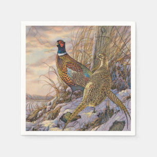 Serviette En Papier Pheasant
