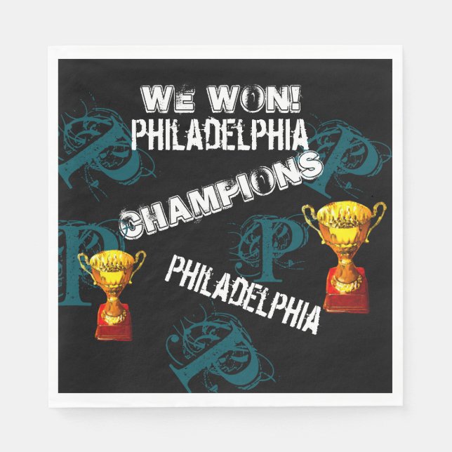 SERVIETTE EN PAPIER PHILADELPHIE (Devant)