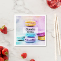 Photo Colorful Delicious Macarons Anniversaire