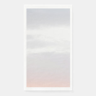 Serviette En Papier Photo couleur dégradé du ciel clair matin