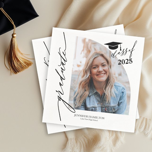 Serviette En Papier Photo du Graduate Party (Créateur téléchargé)