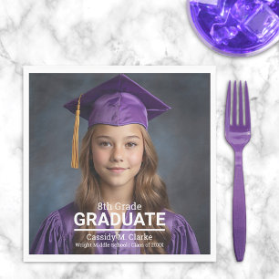 Serviette En Papier Photo minimaliste 8e année