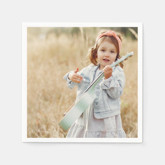 Serviette En Papier Photo personnalisée (Devant)