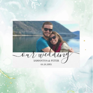 Serviette En Papier Photo personnalisée Livre d'invité du Mariage déco