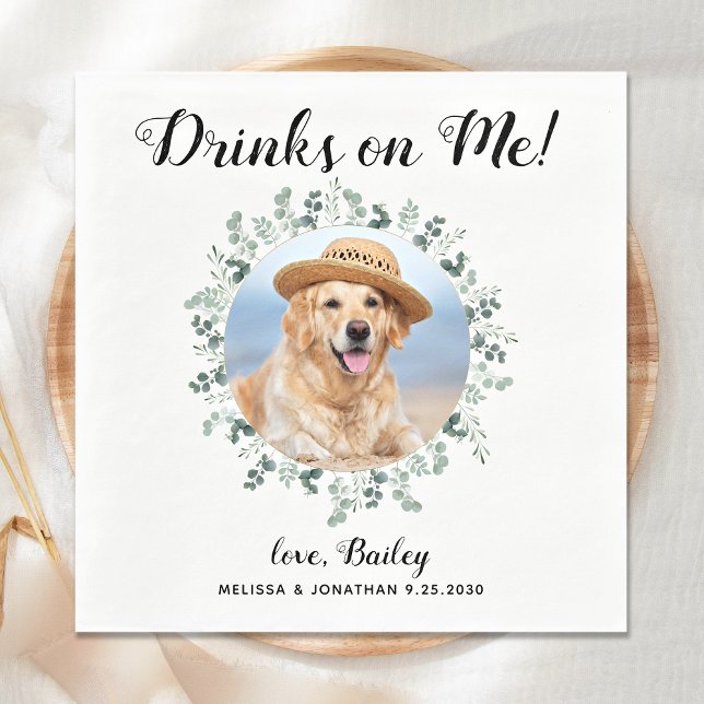 Serviette En Papier Photo personnalisée pour animaux de compagnie Euca (Créateur téléchargé)