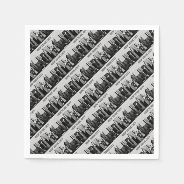 Serviette En Papier Photo Pro de New York City Lower Manhattan (Devant)