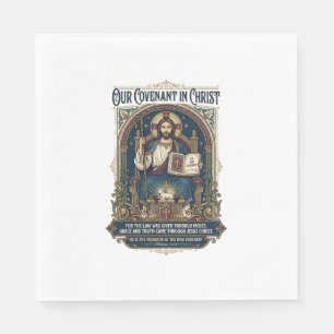 Serviette En Papier Photographe de mariage Jésus T-shirt chrétien