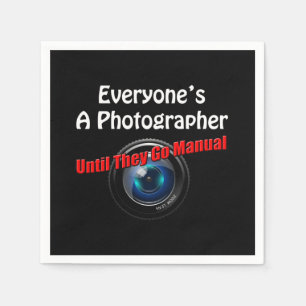 Serviette En Papier Photographie amusante - Photographe Aller Manuel C