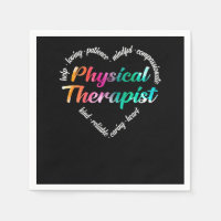Physothérapeute physiothérapeute Coeur Mot C
