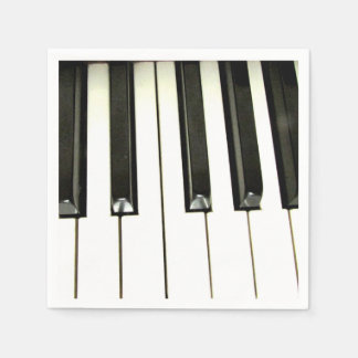 Serviette En Papier Piano Keys napkin