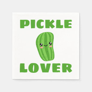 Serviette En Papier Pickle Lover