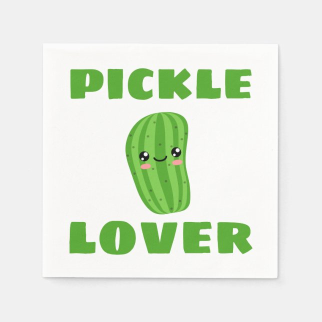Serviette En Papier Pickle Lover (Devant)