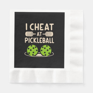 Serviette En Papier Pickleball Drôle