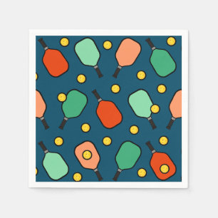 Serviette En Papier Pickleball Party