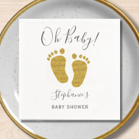 Pieds pour bébé Parties scintillant or