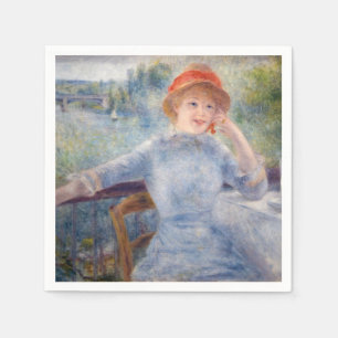 Serviette En Papier Pierre Auguste Renoir - Alphonsine Fournaise