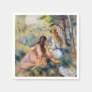 Serviette En Papier Pierre-Auguste Renoir - Dans le pré