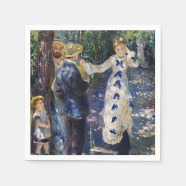 Serviette En Papier Pierre-Auguste Renoir - La Couture (Devant)