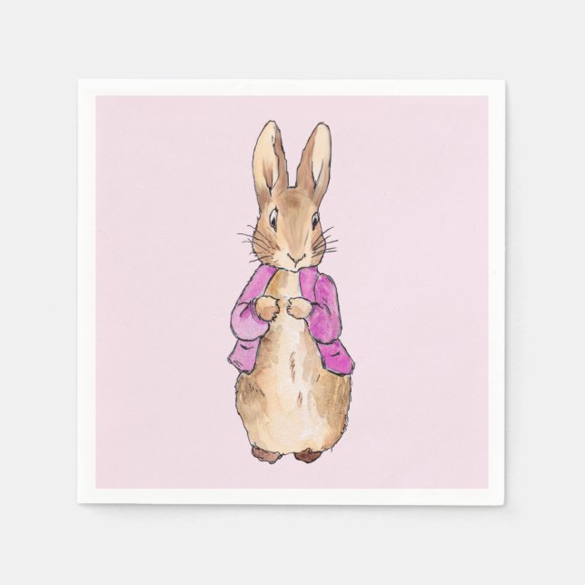Serviette En Papier Pierre le lapin (Devant)