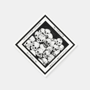 Serviette En Papier Pile-O-Skulls