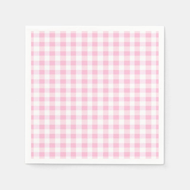 Serviette En Papier Pink Frosted saupoudrer Animal Cookie party (Devant)