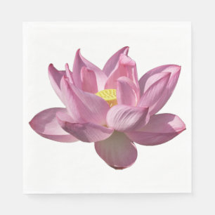 Serviette En Papier Pink Lotus Flower IV