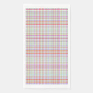 Serviette En Papier Pink 'n vert Plat géométrique
