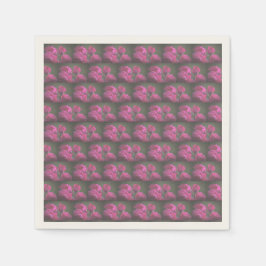Serviette En Papier Pink Roses Bunch