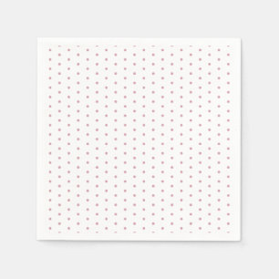Serviette En Papier Pink Shabby Chic Polkadot Baby Girl Douche