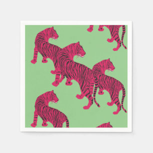 Serviette En Papier Pink Tiger