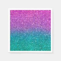 Pink Turquoise Aqua Blue & Purple Parties scintill