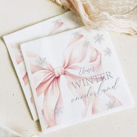 Pink Winter Onederland Parties scintillant d'argen