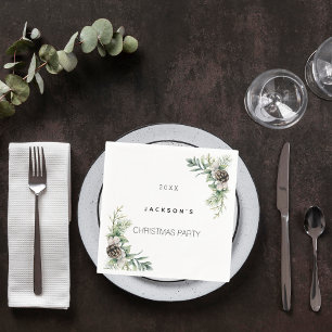 Serviette En Papier Pins de Noël