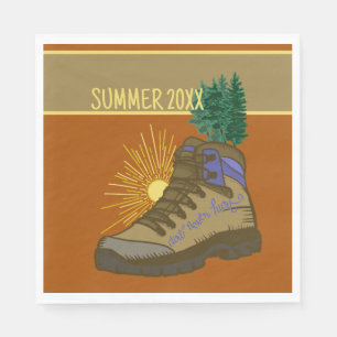 Serviette En Papier Pique-nique de camping personnalisé