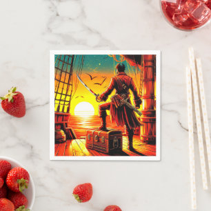 Serviette En Papier Pirate