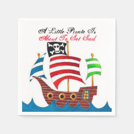 Serviette En Papier Pirate