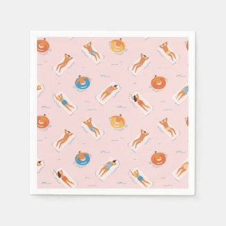 Serviette En Papier Piscine d'été serviettes