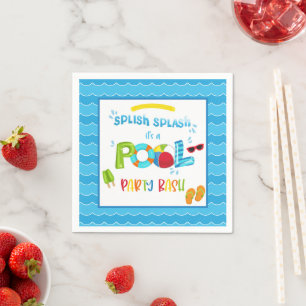 Serviette En Papier Piscine - Garçon WH