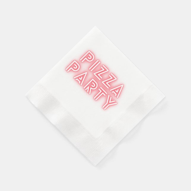 Serviette En Papier Pizza (Coin)