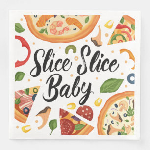 Serviette En Papier pizza cool partie art